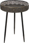 Mica Decorations Lagune Bijzettafel - H58 x Ø40 cm - Metaal - Zwart
