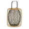 Mica Decorations Lantaarn Hurri - 32x32x38 cm - Bamboe - Bruin