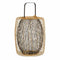 Mica Decorations Lantaarn Hurri - 40x40x50 cm - Bamboe - Bruin