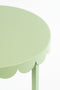 Mica Decorations Lara Bijzettafel - Set van 2 - H51 x Ø40 cm - Metaal - Mintgroen