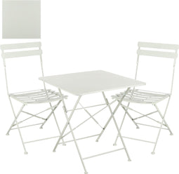 Mica Decorations Laurence Bistro Tuin set - Ijzer - Mintgroen - Set van 3