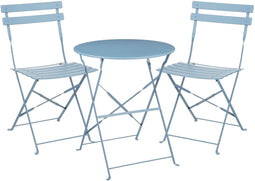 Mica Decorations Laurence Bistroset - Set van 3 - Metaal - Lichtblauw