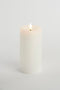Mica Decorations LED Pilaarkaars - Set van 3 - H15 x Ø8 cm - Wax - Wit