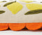 Mica Decorations Lemons Sierkussen - L65 x B45 x H10 cm - Katoen - Off-White, Geel, Oranje