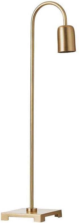 Mica Decorations lennart bureaulamp goud maat in cm: 11,5 x 11,5 x 57 E27 fitting