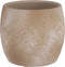 Mica Decorations Lester Bloempot - H18 x Ø20 cm - Terracotta - Crème
