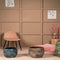 Mica Decorations Lester Bloempot - H22 x Ø24 cm - Terracotta - Donkergrijs