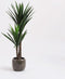 Mica Decorations Lester Bloempot - H22 x Ø24 cm - Terracotta - Donkergrijs