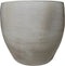 Mica Decorations Lester Bloempot - H26 x Ø28 cm - Terracotta - Lichtgrijs