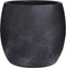 Mica Decorations Lester Bloempot - H26 x Ø28 cm - Terracotta - Zwart