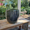 Mica Decorations Lester Bloempot - H31 x Ø33 cm - Terracotta - Groen