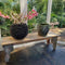 Mica Decorations Lester Bloempot - H31 x Ø33 cm - Terracotta - Groen