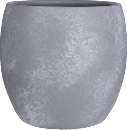 Mica Decorations Lester Bloempot - H31 x Ø33 cm - Terracotta - Lichtgrijs