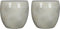 Mica Decorations Lester Bloempot - H31 x Ø33 cm - Terracotta - Lichtgrijs