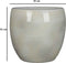 Mica Decorations Lester Bloempot - H31 x Ø33 cm - Terracotta - Lichtgrijs