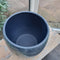 Mica Decorations Lester Bloempot - H31 x Ø33 cm - Terracotta - Donkerblauw