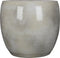Mica Decorations Lester Bloempot - H35 x Ø38 cm - Terracotta - Lichtgrijs