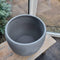 Mica Decorations Lester Bloempot - H35 x Ø38 cm - Terracotta - Lichtgrijs