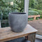Mica Decorations Lester Bloempot - H35 x Ø38 cm - Terracotta - Lichtgrijs
