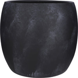 Mica Decorations Lester Bloempot - H35 x Ø38 cm - Terracotta - Zwart