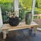 Mica Decorations Lester Vaas - H50 x Ø30 cm - Terracotta - Groen