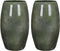 Mica Decorations Lester Vaas - H50 x Ø30 cm - Terracotta - Groen