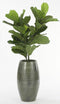 Mica Decorations Lester Vaas - H50 x Ø30 cm - Terracotta - Groen
