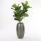 Mica Decorations Lester Vaas - H50 x Ø30 cm - Terracotta - Groen