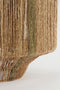 Mica Decorations Liliano Lantaarn - H36 x Ø30 cm - Jute - Donkergroen