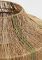 Mica Decorations Liliano Lantaarn - H36 x Ø30 cm - Jute - Donkergroen