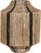 Mica Decorations Liliano Lantaarn - H51 x Ø40 cm - Jute - Zwart