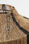 Mica Decorations Liliano Lantaarn - H51 x Ø40 cm - Jute - Zwart