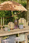 Mica Decorations Liliano Lantaarn - H51 x Ø40 cm - Jute - Zwart