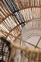 Mica Decorations Liliano Lantaarn - H51 x Ø40 cm - Jute - Zwart