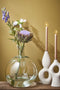 Mica Decorations Lilou Vaas - H45 x Ø32 cm - Gerecycled Glas - Transparant