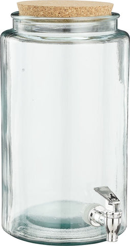 Mica Decorations Limonadetap - 6 liter - Gerecycled glas - Transparant