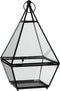 Mica Decorations Lois Lantaarn - L22 x B21 x H39 cm - Metaal - Zwart