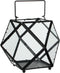 Mica Decorations Lois Lantaarn - L30 x B30 x H24 cm - Metaal - Zwart