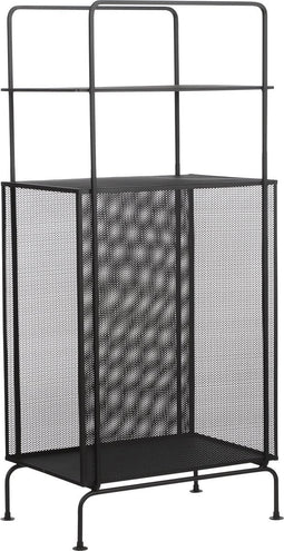 Mica Decorations Luna Wandkast - L35 x B23 x H74 cm - Metaal - Zwart