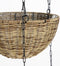 Mica Decorations Luso Hangende Bloempot - H110 x Ø30 cm - Kunststof - Bruin