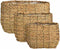 Mica Decorations Mand Dano - 39x27x25 cm - Zeegras - Bruin - Set van 3
