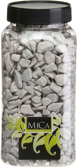 Mica Decorations Marbles Decoratie Steentjes - 650 ml - Lichtgrijs