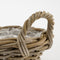 Mica Decorations Marcia Outdoor Plant Basket - H18 x Ø43 cm - Rattan - Grey