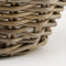 Mica Decorations Marcia Outdoor Plant Basket - H18 x Ø43 cm - Rattan - Grey