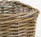 Mica Decorations Marcia Plantenmand Buiten - Set van 4 - L33 x B33 x H30 cm - Rotan - Grijs