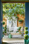 Mica Decorations Marcia Plantenmand Hangend voor Buiten - H20 x Ø40 cm - Rotan - Grijs