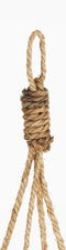Mica Decorations Marcia Plantenmand Hangend voor Buiten - H20 x Ø40 cm - Rotan - Grijs