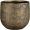 Mica Decorations Marcus Bloempot - 25x25x20 cm - Keramiek - Brons