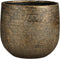 Mica Decorations Marcus Bloempot - 29x29x25 cm - Keramiek - Brons