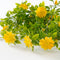 Mica Decorations Margriet Kunst Hangplant - H60 cm - Geel